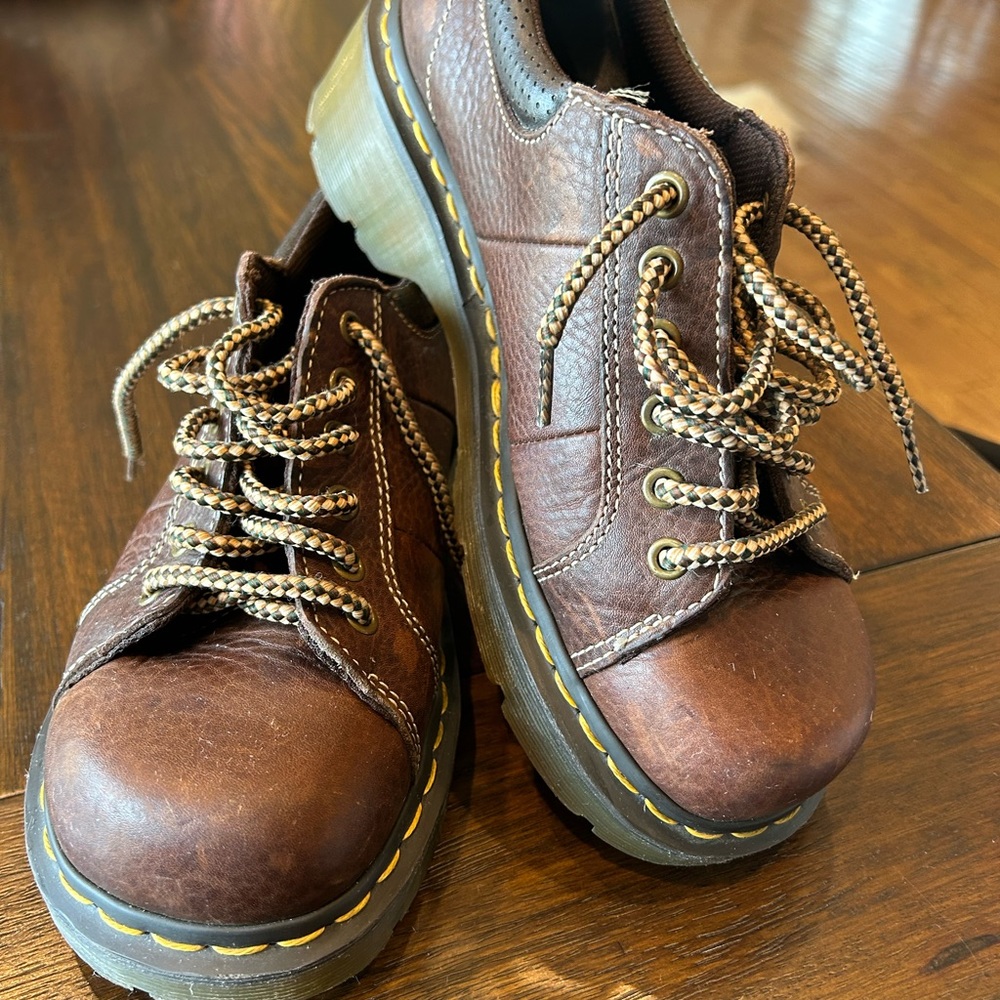 Dr. Martens like New, “ Melissa” style, women’s shoes.  Air like comfort soles,